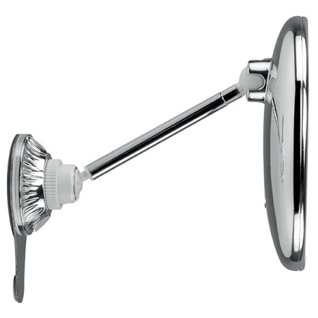 specchio da trucco macom sensation 229 rotondo con ventosa cromato