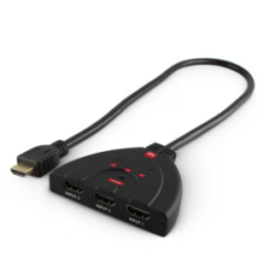 switch hdmi alpha electronic a 3 ingressi e 1 uscita - ct206/7