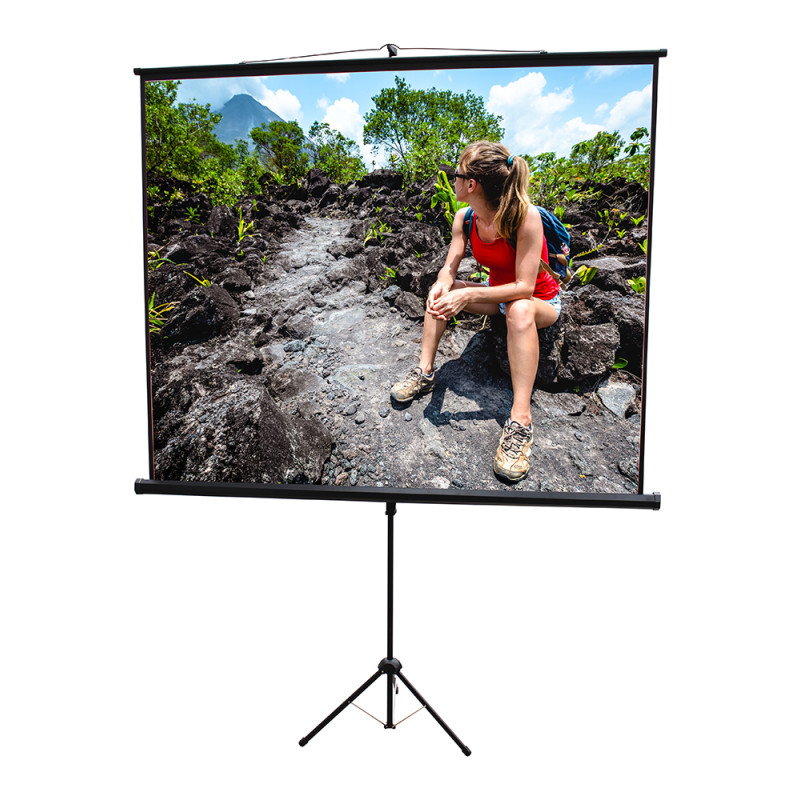 schermo proiettore irradio ir-s1180rn 180Ã?180cm con treppiede