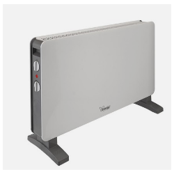 termoconvettore elettrico bimar 2000w con funzione turbo grigio/nero