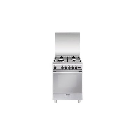 cucina glem gas u664vi 60x60 inox con forno ventilato