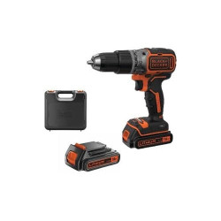 trapano avvitatore black&decker a percussione nero/arancione