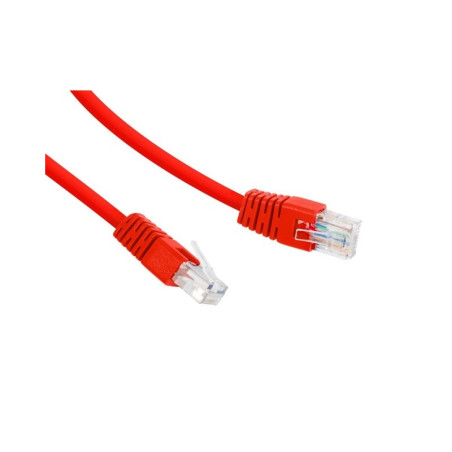 cavo di rete patch gembird utp cat.6 5m rosso [pp6u-5m/r]