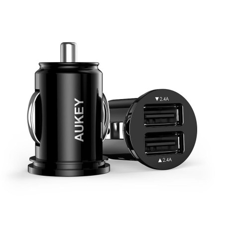 alimentatore auto aukey 2xusb cc-s1 nero [cc-s1]