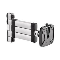 supporto monitor novus tss 75/100 15 " 24" argento/antracite