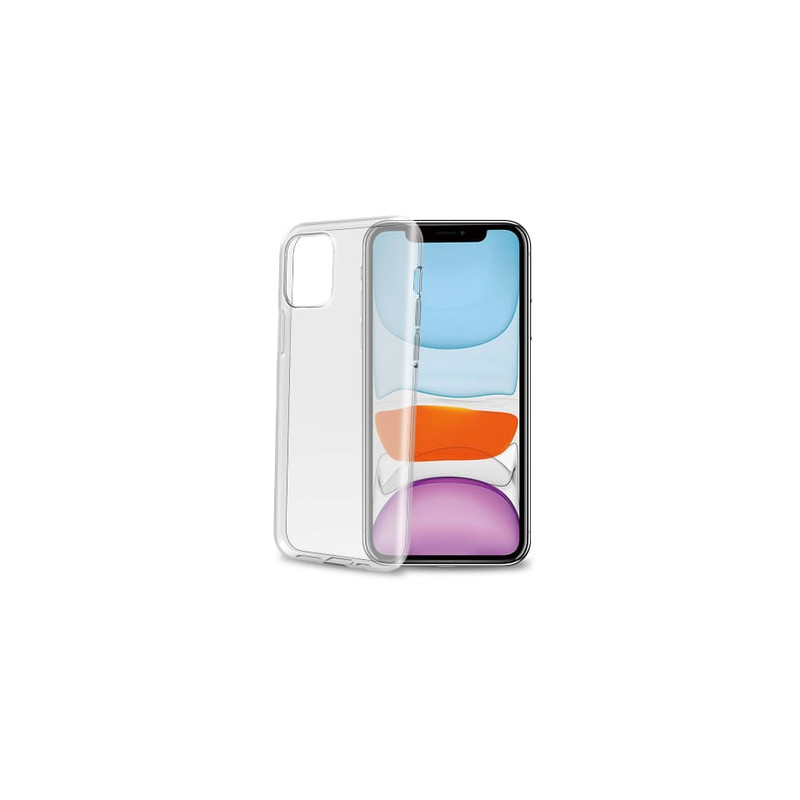celly gelskin custodia per cellulare 15,5 cm (6.1") cover trasparente