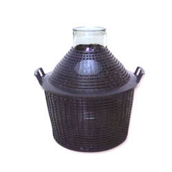 Damigiana bocca larga rivestimento plastica l.10 [machx ]