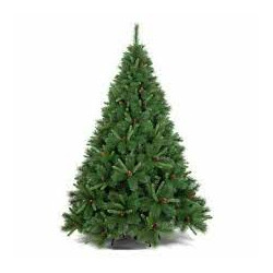 albero di natale amicasa tarvisio con pigne 2.1m verde