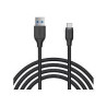 cavo di ricarica rapida aukey cb-ca2 usb-c 3.1 20v 2m nero