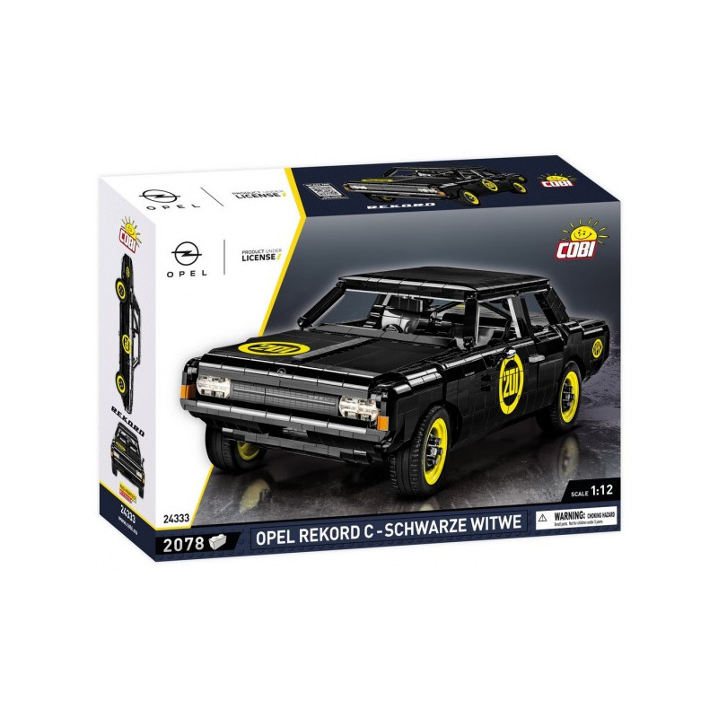 modellino cobi opel rekord c scale 1/12 nero [24333]