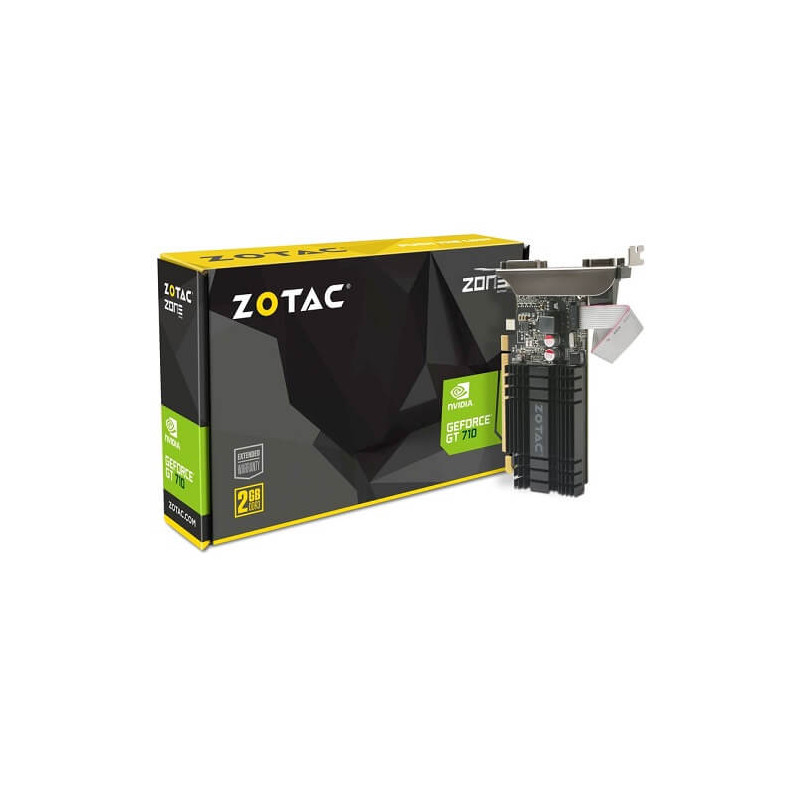 scheda video nvidia zotac geforce gt 710 2gb gddr3/3840x2160p/pcie