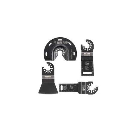 accessori multiutensile einhell per legno plastica 4 pz. [49708850]