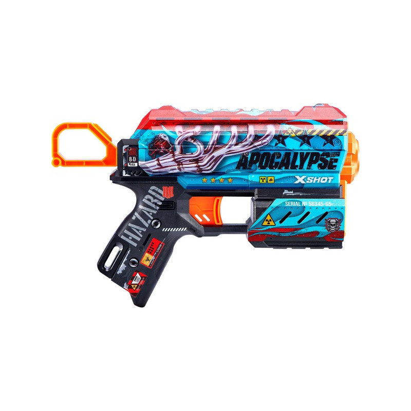 pistola zuru blaster x-shot skins flux apocalypse con blaster/multicolore