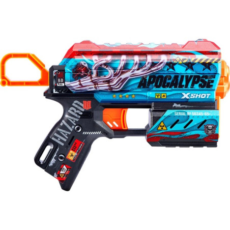 pistola zuru blaster x-shot skins flux apocalypse con blaster/multicolore