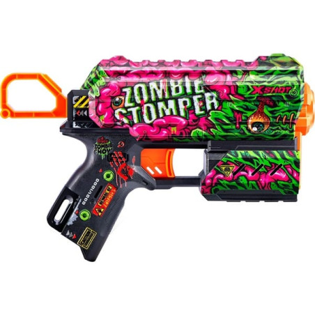 pistola zuru blaster x-shot skins flux zombie stomper multicolore