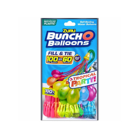 palloncini zuru bunch o balloons 56480 tropical party 100/60s multicolore