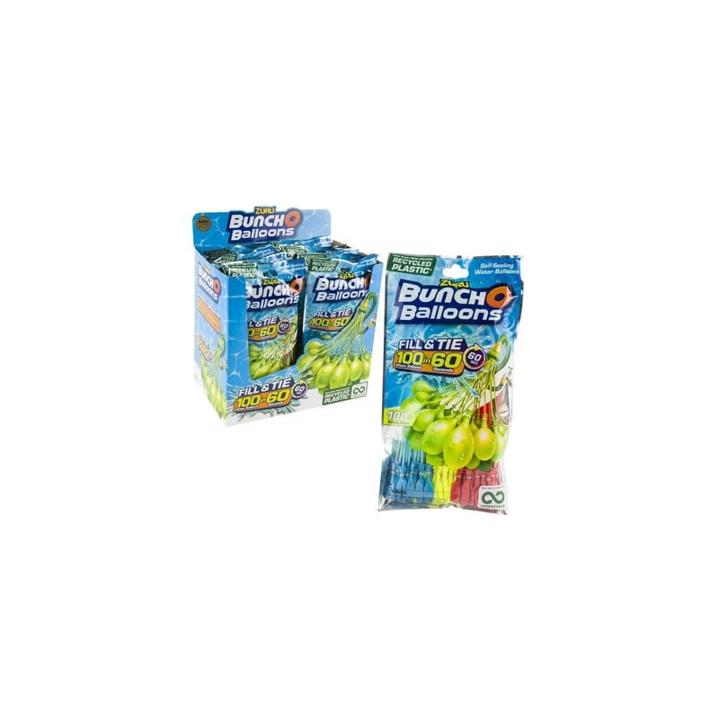 palloncini zuru bunch o balloons fill & tie 100/60s multicolore
