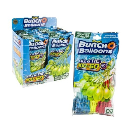 palloncini zuru bunch o balloons fill & tie 100/60s multicolore