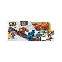 set da gioco metal machines pista per auto con 4 tracce con attacco