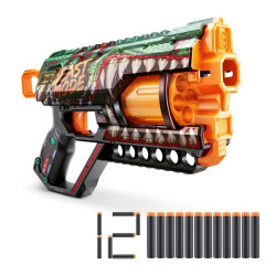 pistola zuru x-shot skins griefer beast out con 12 dardi multicolore
