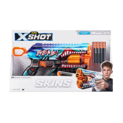 pistola zuru x-shot skins griefer shark thrasher con 12 dardi