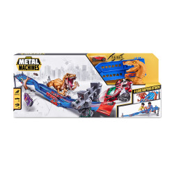 set da gioco zuru metal machines attacco raptor a 4 corsie multicolore