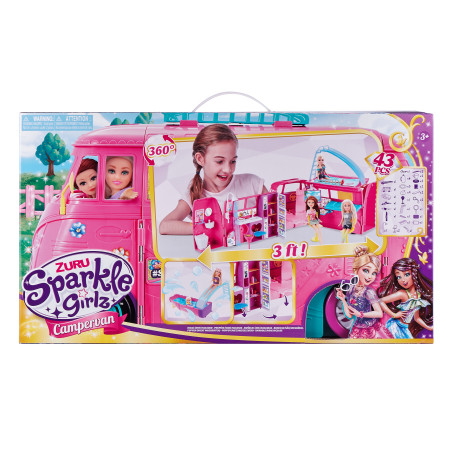 set da gioco zuru s001 sparkle girlz retro campervan multicolore
