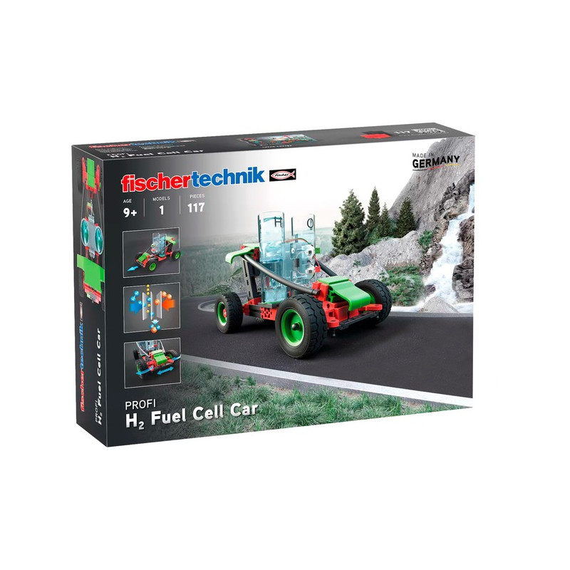 gioco di costruzione fischertechnik auto a celle a combustibile h2