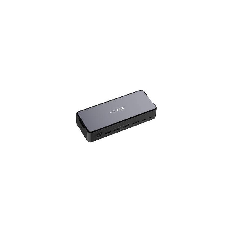 docking station verbatim usb-c 15-porte con ssd slot nero/grigio