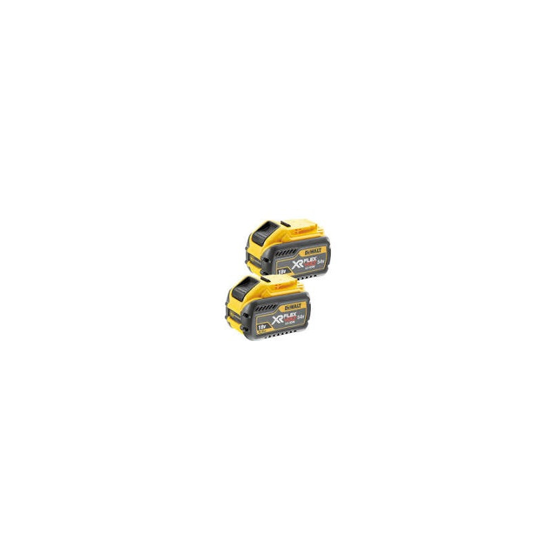 batteria dewalt 18/54v 9.0/3.0ah dcb547 giallo/nero 2pz [dcb547x2]