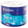 Confezione cd-r verbatim da 700 mb 50pcs [43787]