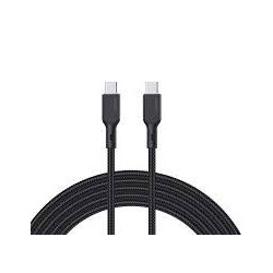 cavo aukey cb-kcc101 100w nylon usb-c 1m nero [akaukkucbkcc101]