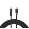 cavo aukey cb-kcc101 100w nylon usb-c 1m nero [akaukkucbkcc101]