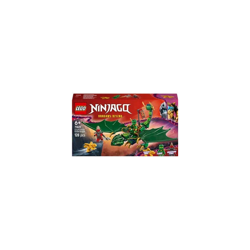 lego ninjago drago della foresta verde di lloyd multicolore [71829]