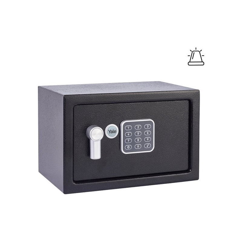 cassaforte yale yec/200/db con allarme 200x310x200mm 8.6l nero [shyahis00000029]