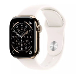 smartwatch apple watch11 gps + cellular 42mm oro/rosa chiaro [atappzas11mf8w4]