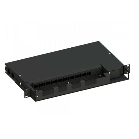 cassetto ottico techly sbpv-24lcdb 19" con piastra frontale