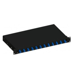 cassetto ottico techly sb-12scssb 19'' con 12 prese sc