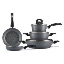 batteria pentole aeternum ap000289 brooklyn taste grigio 8pz [ap000289]