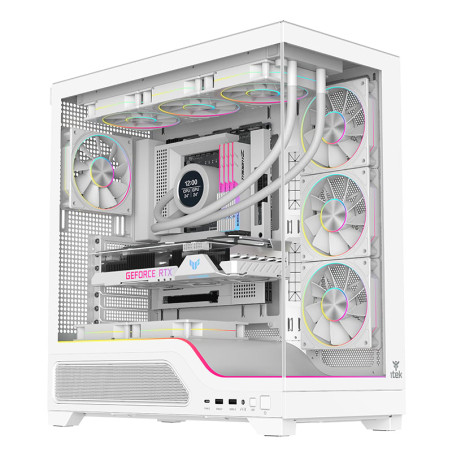 case itek showbui wave 82w midi-tower atx/matx bianco [itgcasbw82w]