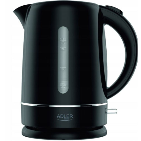 bollitore elettrico adler ad 1385b 1.7l 1850w nero [ad 1385b]