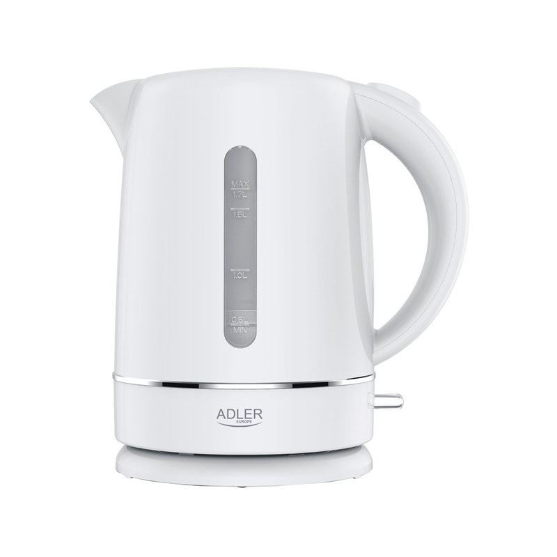 bollitore elettrico adler ad 1385w 1.7l 2200w bianco [ad 1385w]