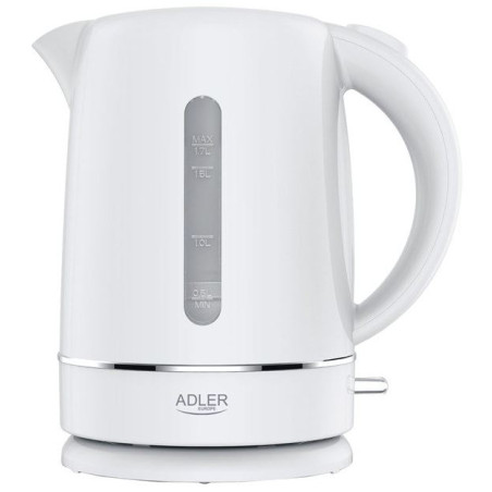 bollitore elettrico adler ad 1385w 1.7l 2200w bianco [ad 1385w]