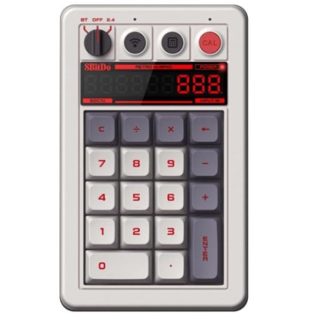 calcolatrice 8bitdo pro2 gamepad g classic edition grigio [agbdopl00000005]