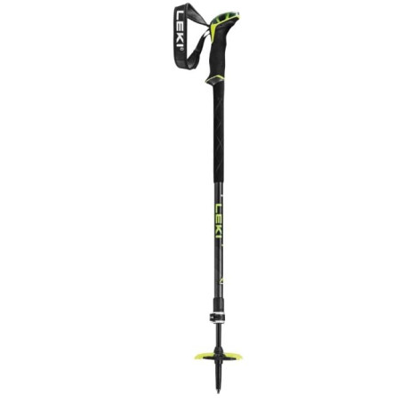 bastoncini da trekking leki guide 2 110/150cm nero/giallo/antracite