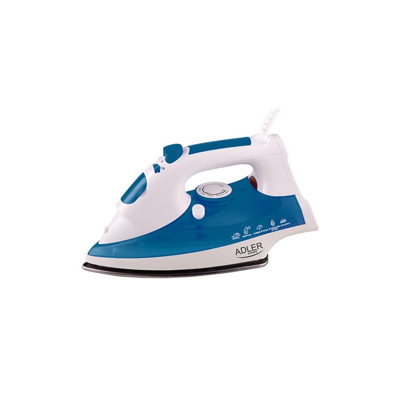 ferro da stiro adler ad 5022 2200w bianco/viola [ad 5022]