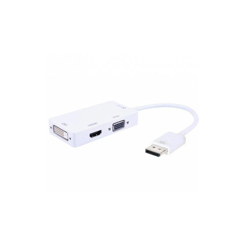 adattatore 3 in 1 displayport 1.2 a hdmi/dvi/vga