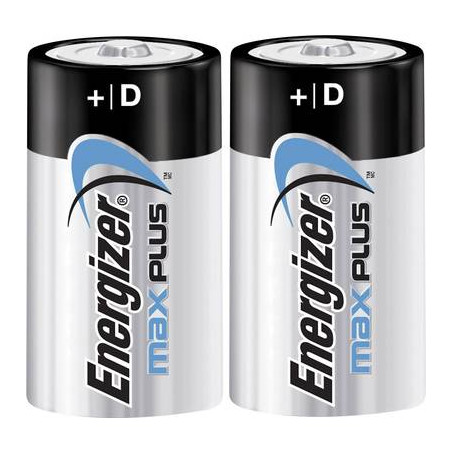 batteria torcia (d) alcalina/manganese energizer max plus 1.5 v 2