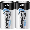 batteria torcia (d) alcalina/manganese energizer max plus 1.5 v 2
