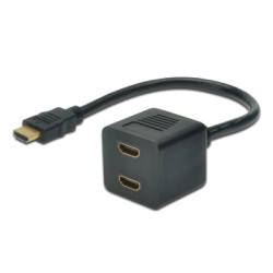 adattatore assmann hdmi y-splitter type a -2xtype a m/f.